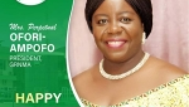 HAPPY BIRTHDAY GRNMA PRESIDENT, MRS. PERPETUAL OFORI - AMPOFO