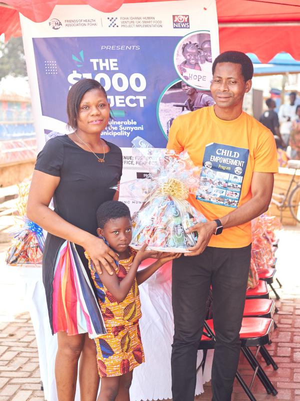 A Young Beneficiary of Smart Food Project